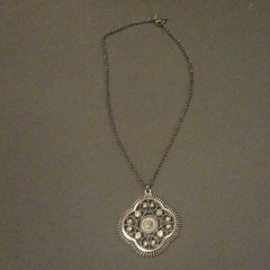 Black Pendant Necklace